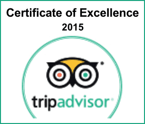 certificate of excellence 2015 TripAdvisor