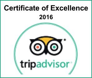 certificate of excellence 2016 TripAdvisor